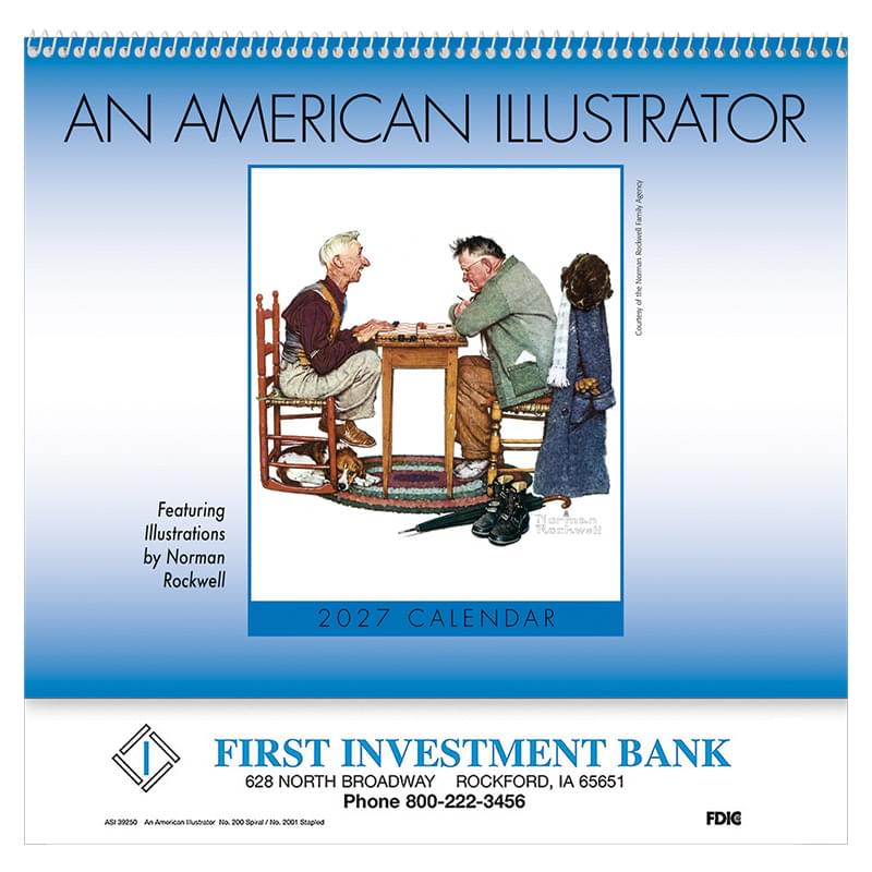 An American Illustrator Wall Calendar: 2027 Spiral Bound