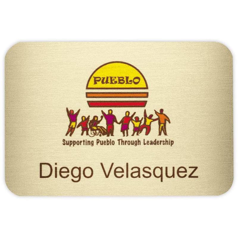 Savannah Express Metal Name Badge (Standard Size 2" x 3")