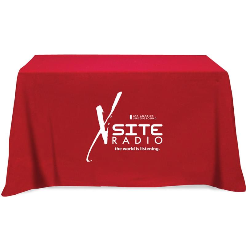 Flat 6-foot Full Color Table Cover