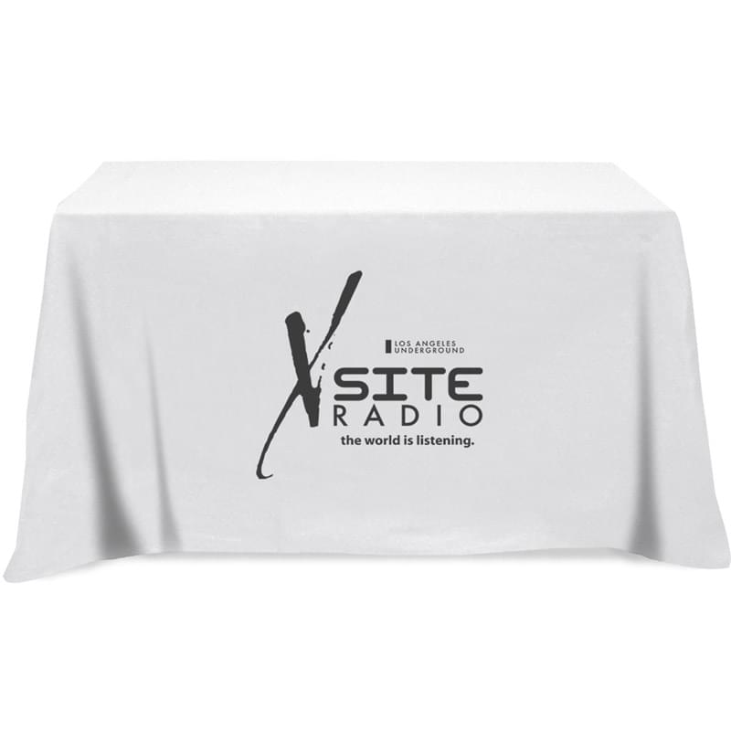 Flat 4-sided Table Cover - fits 4 foot standard table