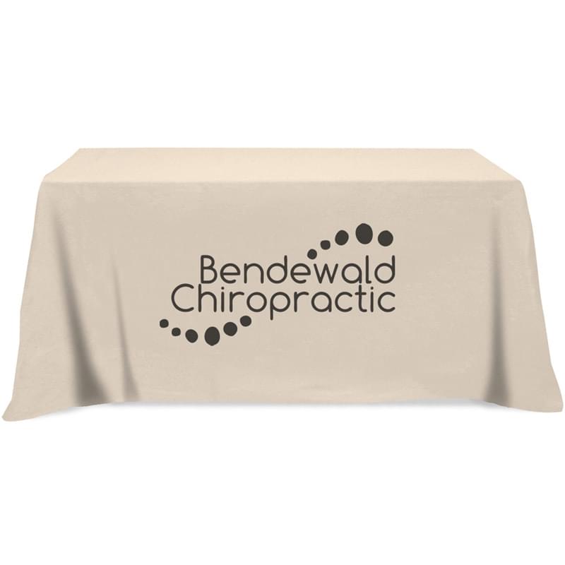 Flat 3-sided Table Cover - fits 6 foot standard table