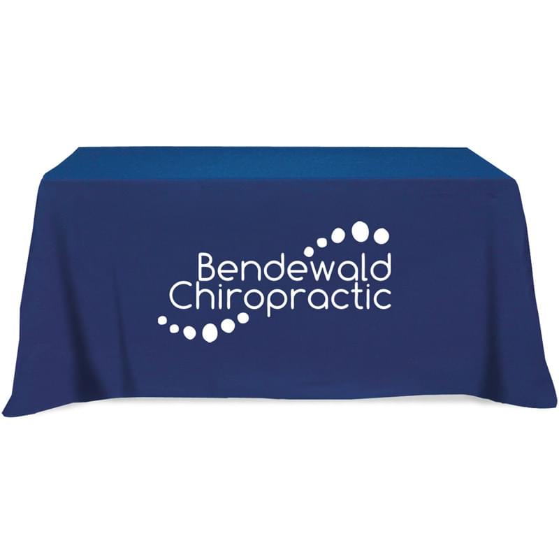 Flat 3-sided Table Cover - fits 6 foot standard table