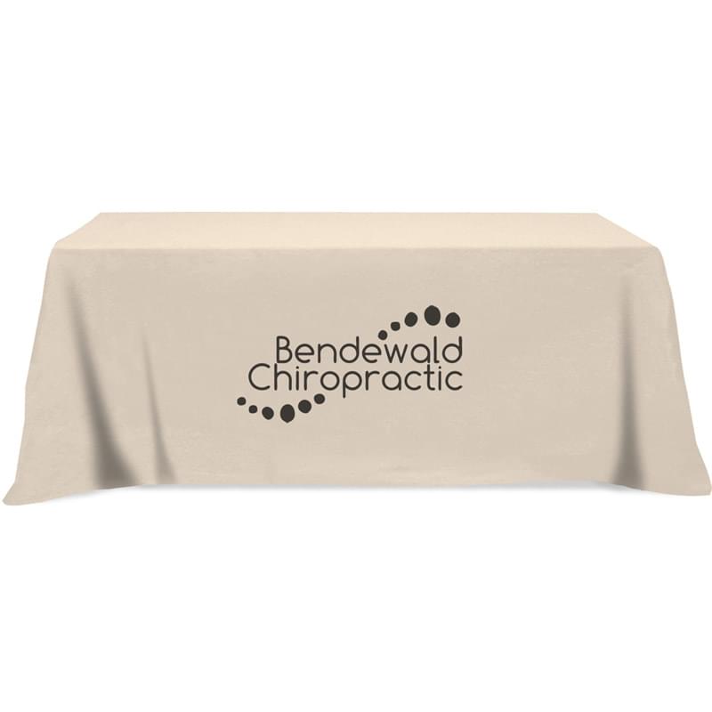 Flat 3-sided Table Cover - fits 8 foot standard table