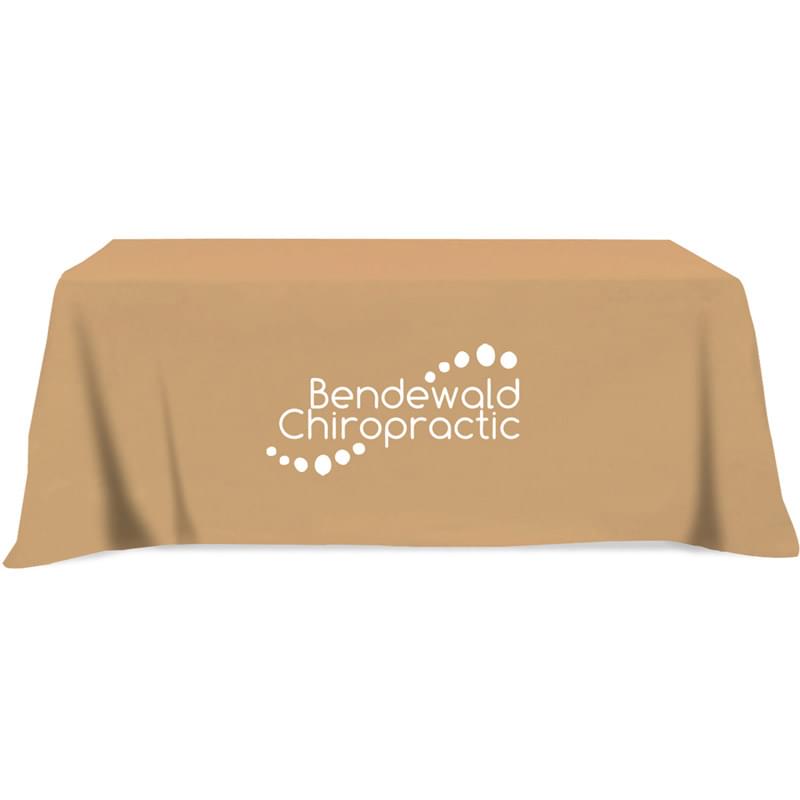 Flat 3-sided Table Cover - fits 8 foot standard table