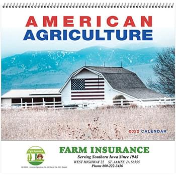American Agriculture Wall Calendar - Spiral 2023