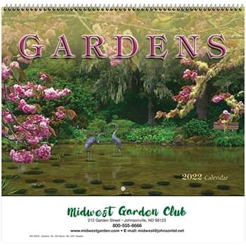 Gardens Wall Calendar - Spiral 2023