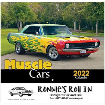 Muscle Cars Wall Calendar - Stapled 2020