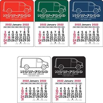 Van Vinyl Adhesive Mini Stick Calendar 2023