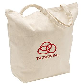12 oz Cotton Canvas Tote Bag: 20" W x 17.5" H