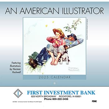 An American Illustrator Wall Calendar - Stapled 2025