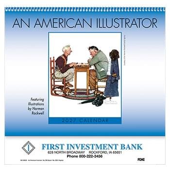 An American Illustrator Wall Calendar: 2027 Spiral Bound