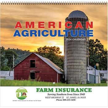 American Agriculture Wall Calendar - Spiral 2024