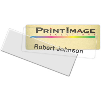 Complete Click-It Name Badge (Standard Size 1" x 3")
