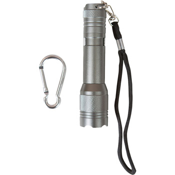 1 AA Aluminum Matrix Flashlight with Cree® LEDs in a Zippered Case