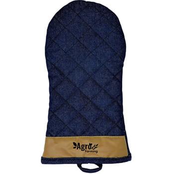 Lindstrom Quilted Oven Mitt W/Vegan Leather