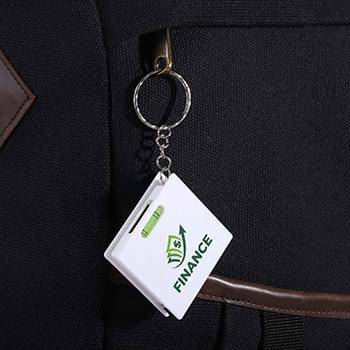 Squared Away Key Ring Tape Measure And Level