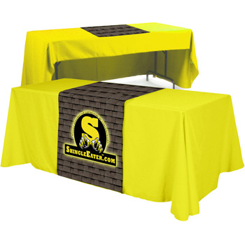 Full Color Polyester Top Table Runner (Front/ Top)