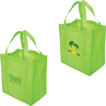 LAST CHANCE - Non-Woven Economy Tote with 8